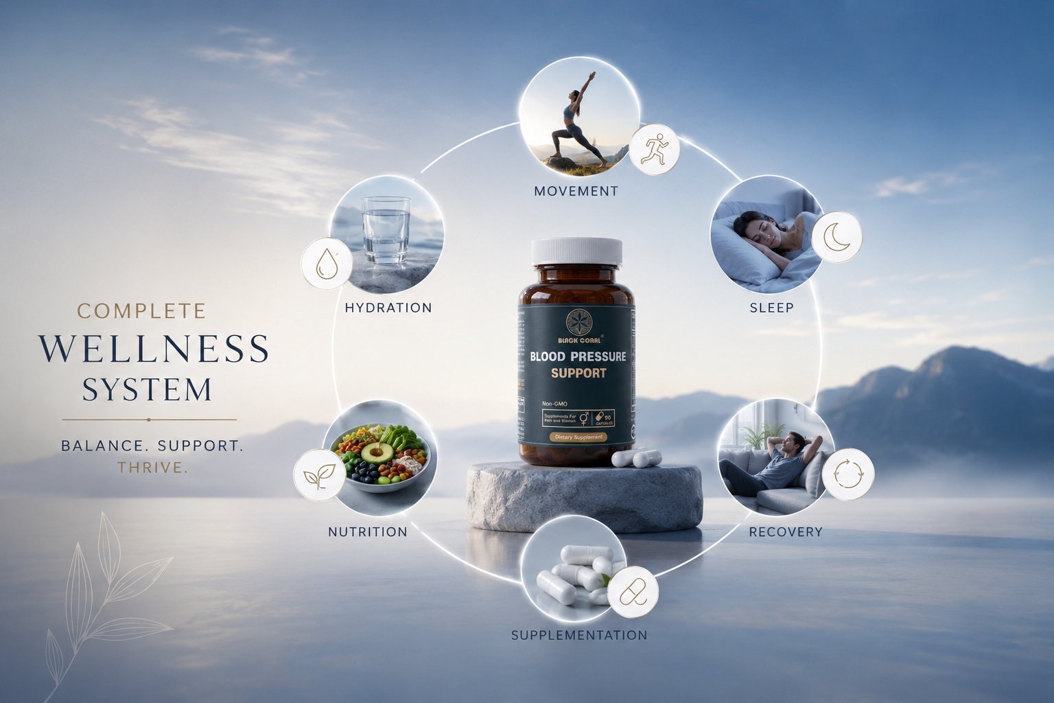 Blood Pressure Support & Everyday Cardiovascular Wellness | Black Coral