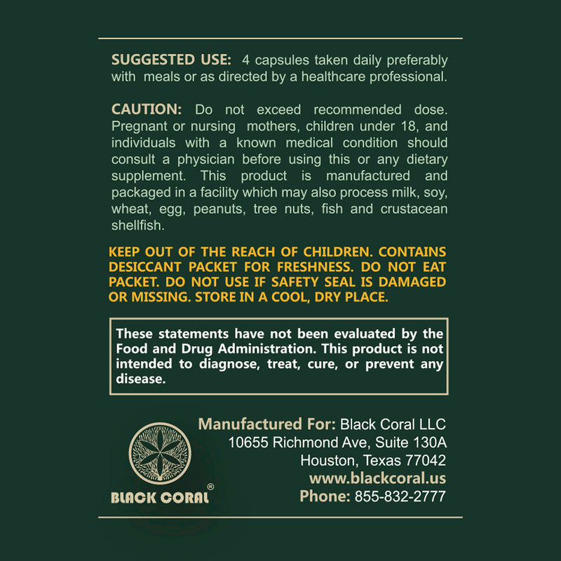 Collagen Complex Capsules - Black Coral