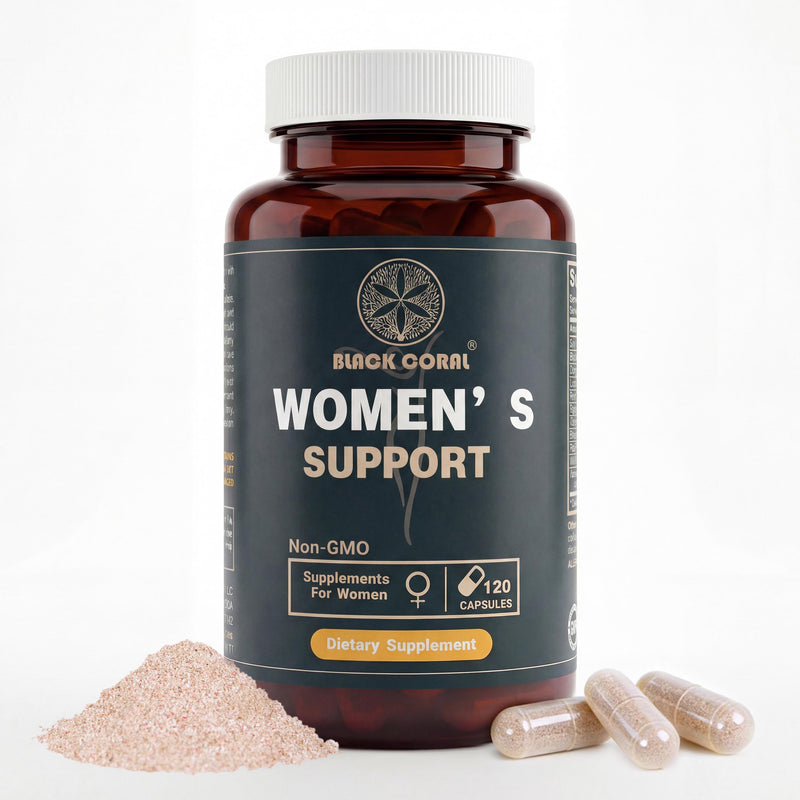 Women’s Support Capsules - Black Coral