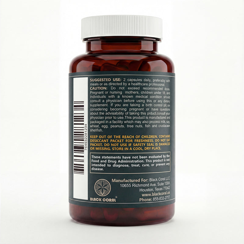 Women’s Support Capsules - Black Coral