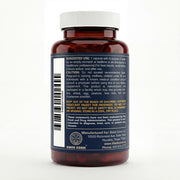 Black Coral Bedtime Weight Loss capsules bottle back view with suggested use directions and safety warning label