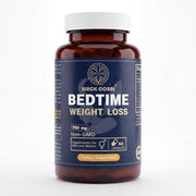 Black Coral Bedtime Weight Loss capsules bottle front view dietary supplement for nighttime metabolism and weight support