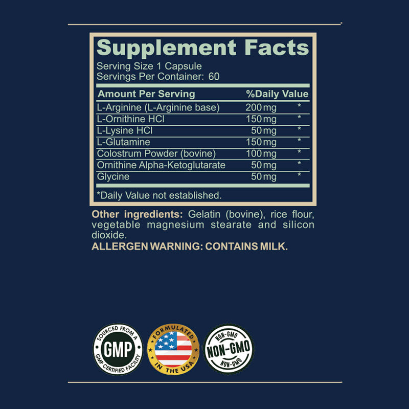 Black Coral Bedtime Weight Loss supplement facts close up label with ingredient list and dosage information