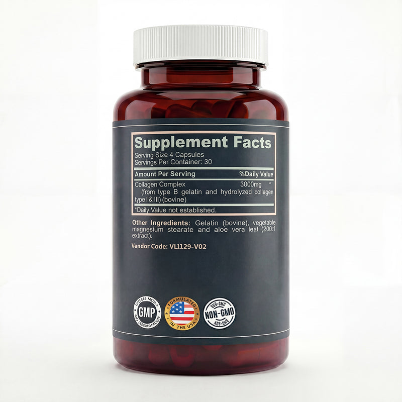 Collagen Complex Capsules - Black Coral
