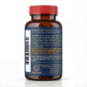 Black Coral Vitamin D3 bottle back view with supplement facts directions and warning label