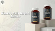 black coral womens daily support supplements including womens support and collagen complex for hormonal balance and skin health